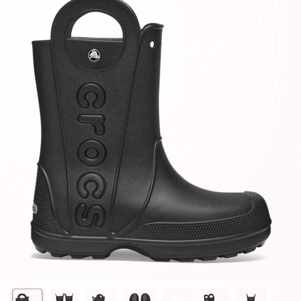 CROCS Black Waterproof Boots